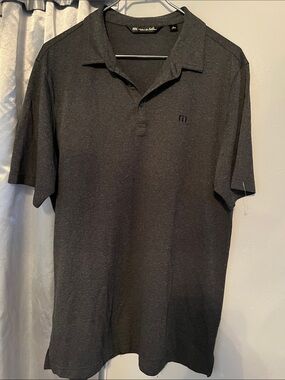 Travis Mathew Men’s Charcoal Gray Polo